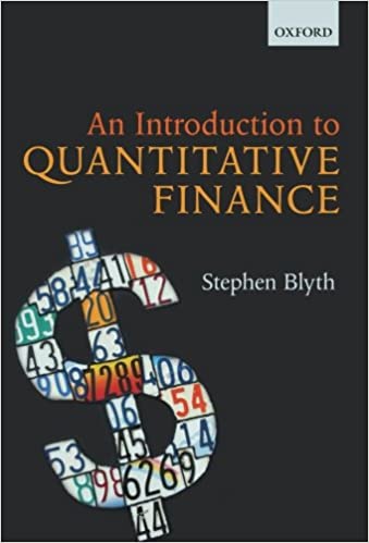 Stephen Blyth, An Introduction to Quantitative Finance